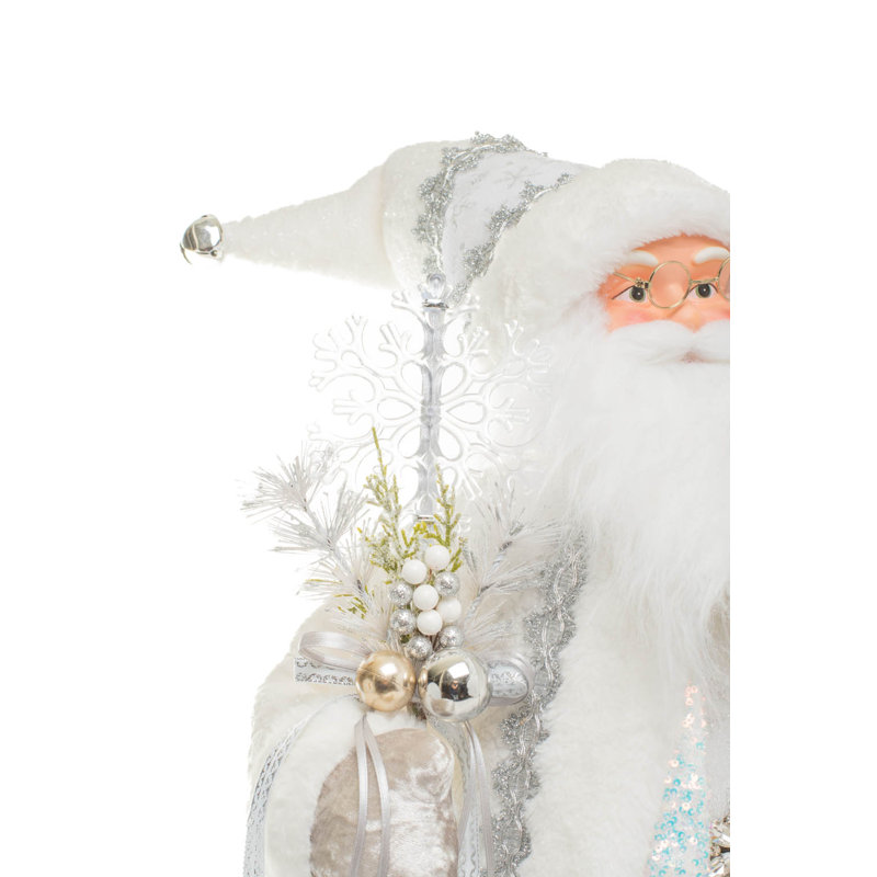 Père Noël nordique blanc