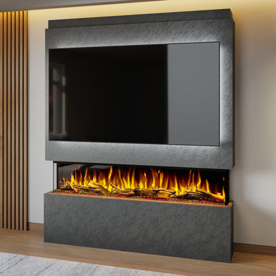 Evolution Fires 137 cm W Electric Fireplace with 5000 BTU
