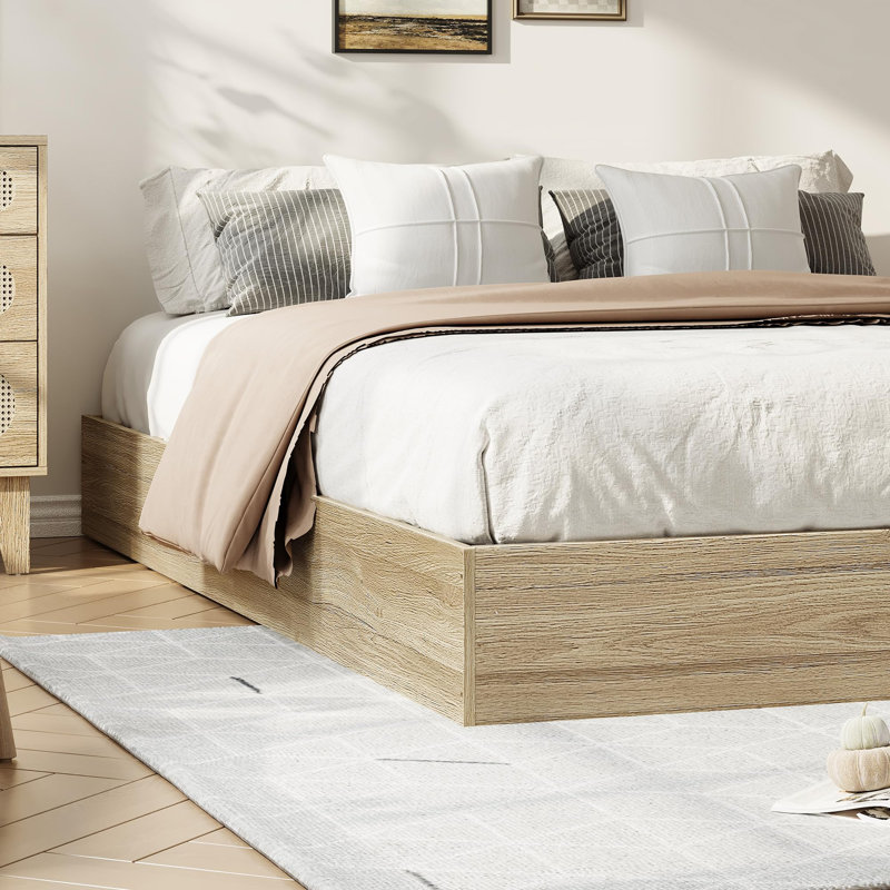 Bed, Beige