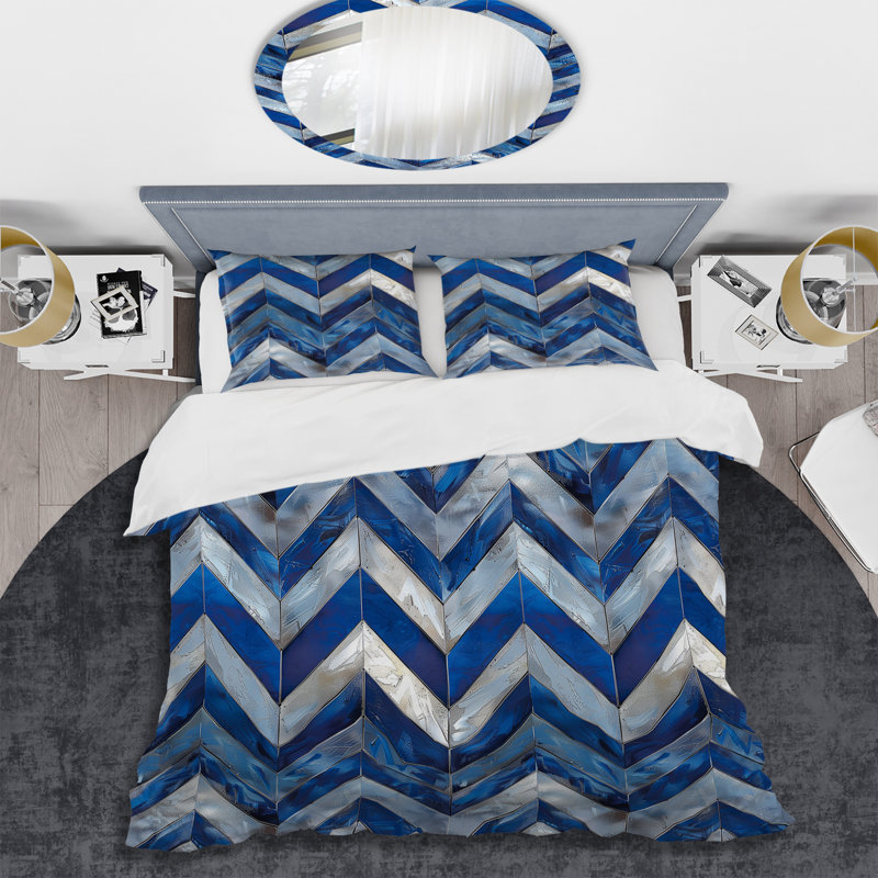 Ensemble de housse de couette Glam II - Glam, Housse de couette pour grand lit + 2 taies décora