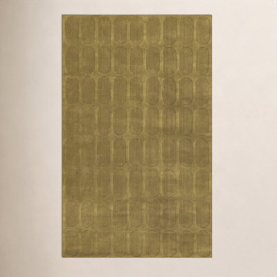 Mazzi Geometric Hand-Loomed Wool Area Rug