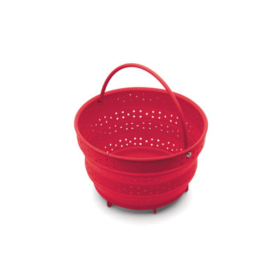 Fox Run Brands 5'' Silicone Steamer Basket with 8.5'' Diameter