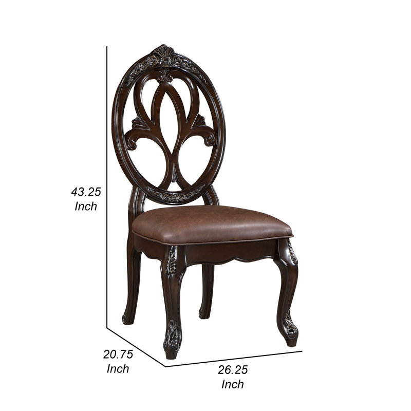 Chaise d'appoint Gordonville Queen Anne