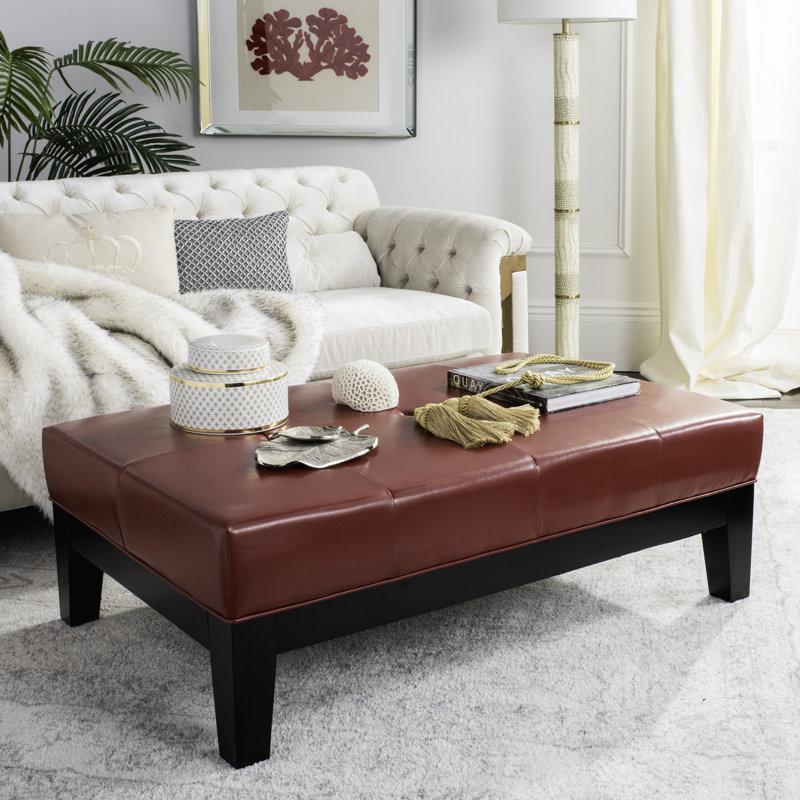 Batya Cocktail Ottoman, Red
