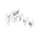 Huckins 4 L-Shaped Computer Desk Office Set