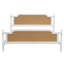Structure de lit plateforme en bois massif Chikezie avec tête de lit, structure de lit en osier de style bohémien avec tête de lit-866610734-866610731