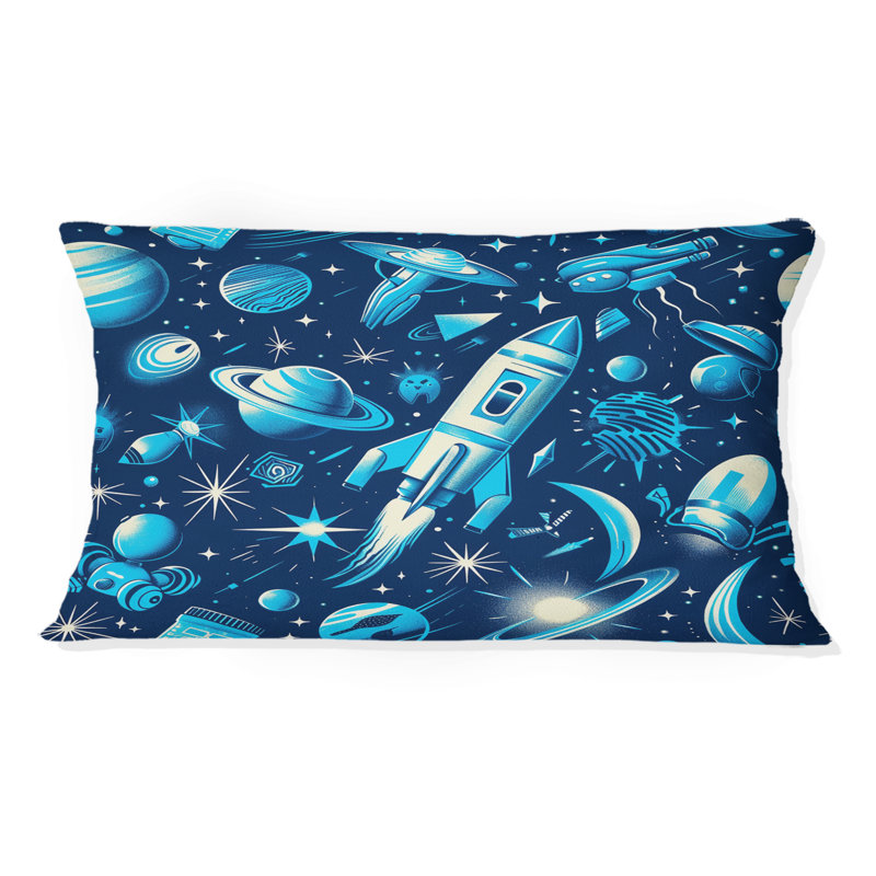 Coussin lombaire bleu pour enfants