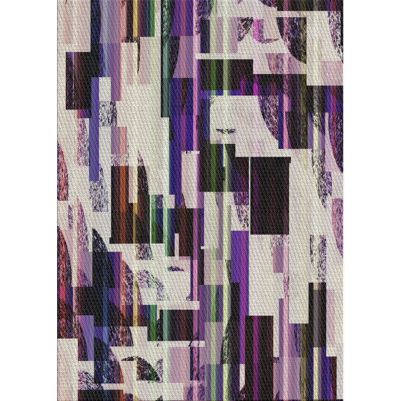 Tapis de la surface ivoire en laine touffeté à la main Hauer