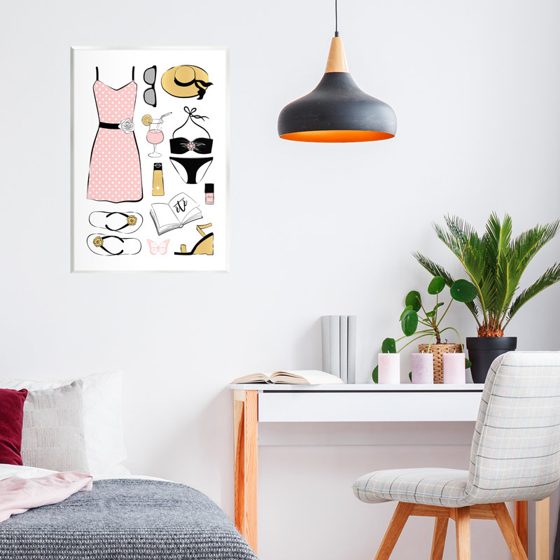 Plaque murale Summer Vibes Nessities, design par Martina Pavlova, H 19 po x l 13 po