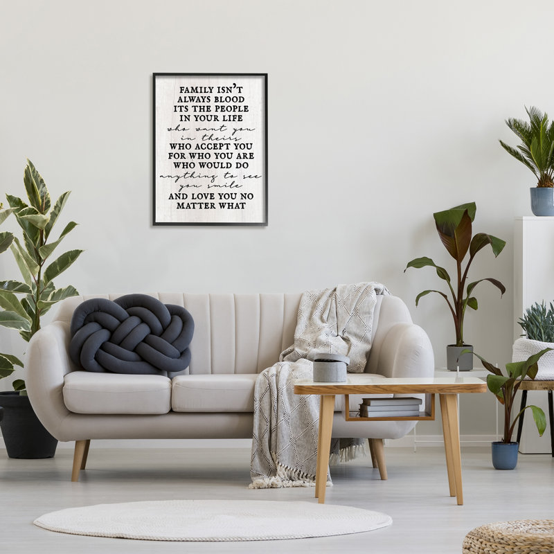 Citation de famille en mouvement, Giclée encadrée noir minuit, H 30 po x l 24 po x P 1,5 po