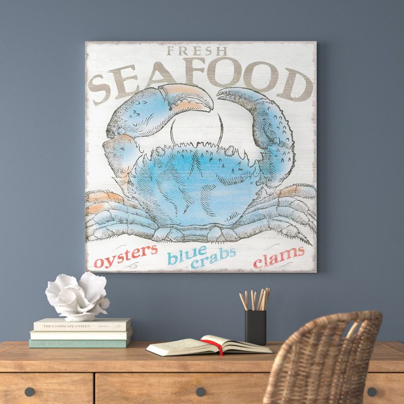 «Seaside Life II» par Sue Schlabach Publicité, H 30 po x l 30 po, Toile tendue, Sans cadre