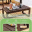 Ensemble de conversation pour 5 personnes avec table basse, 2 fauteuils et coussins beiges-1199693269