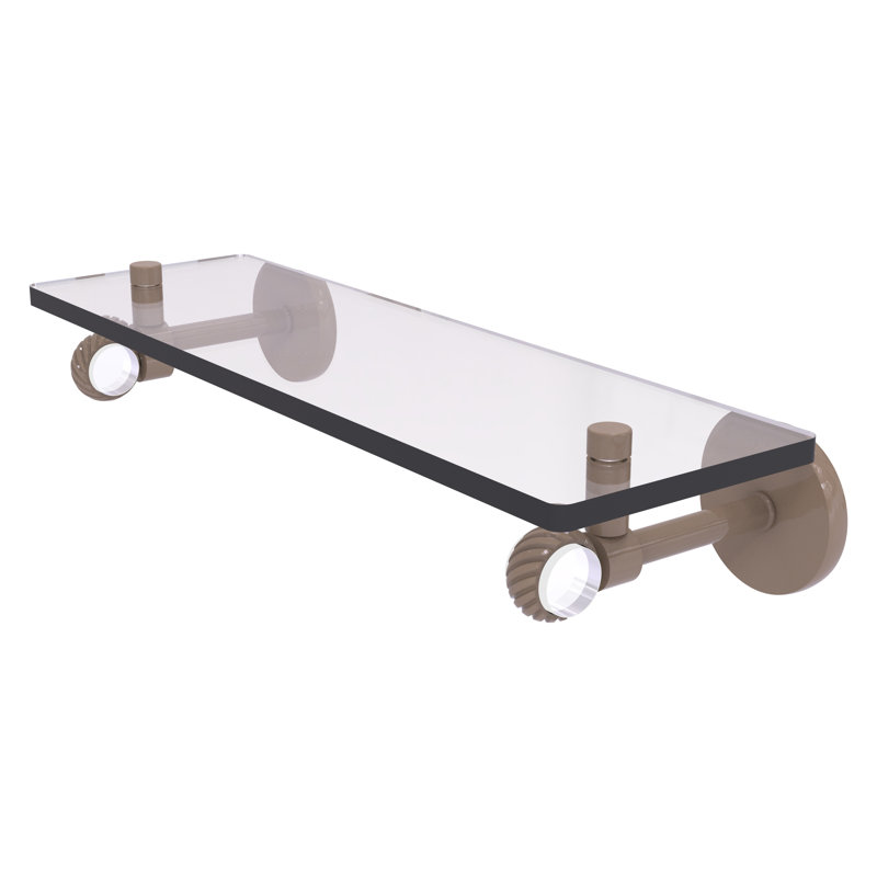 Tablette flottante Clearview, H 3,3 po x l 16 po x P 5,65 po, Beige ombré