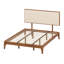 Lit plateforme moderne avec tête de lit inclinable et structure durable