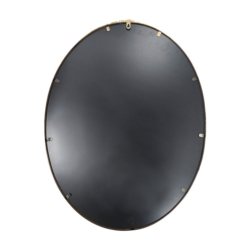 Christa Metal Oval Wall Mirror, 80.5cm x 60cm