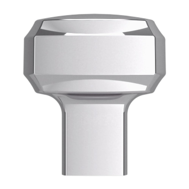 4452 Severin Fayerman A Knob, Polished Chrome