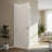 White Texture Flush Hollow Core Composite Interior Door Slab-115959766