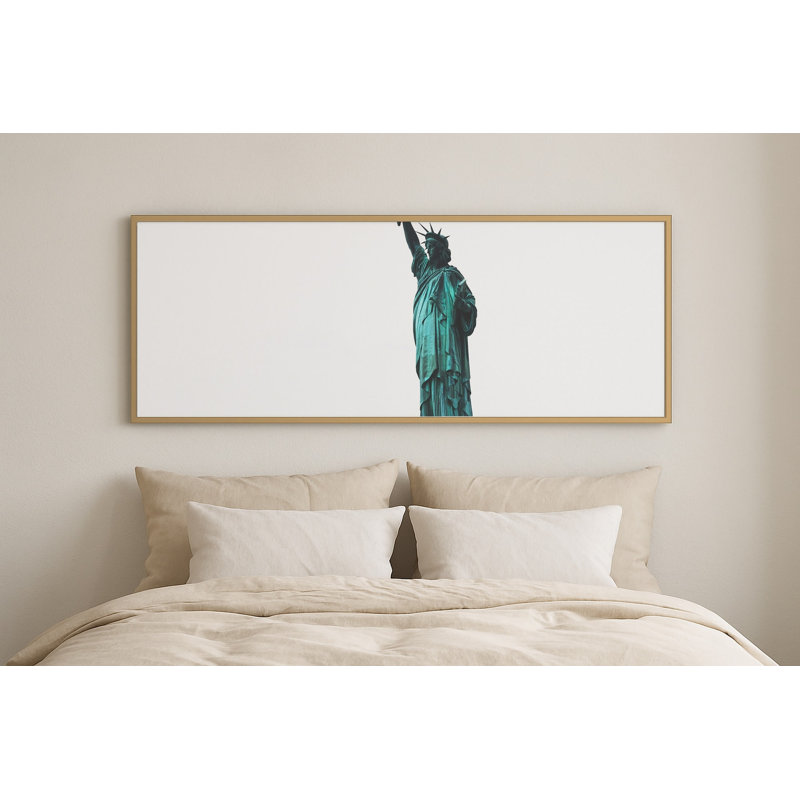 Gibbs Print, 13.75" H x 37.75" W, Natural Oak