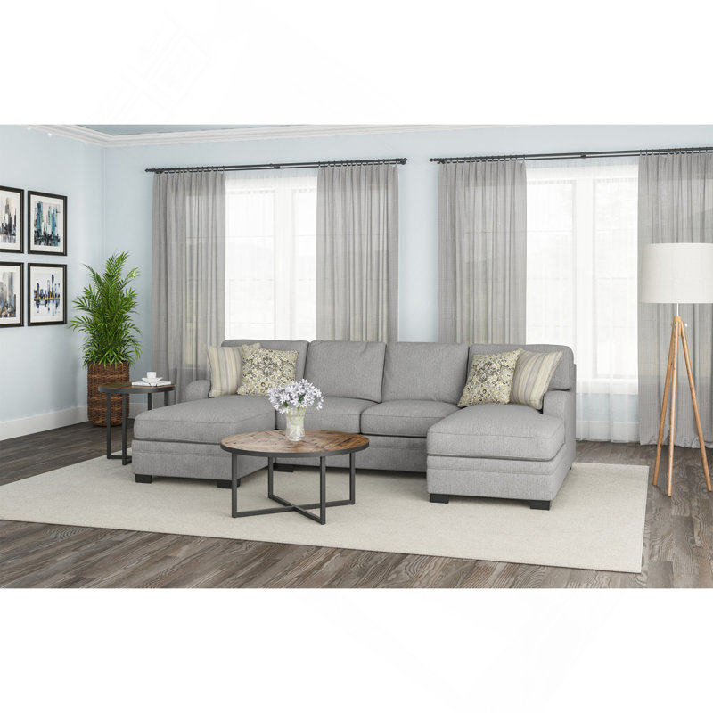 Gray U-Shaped Sectional