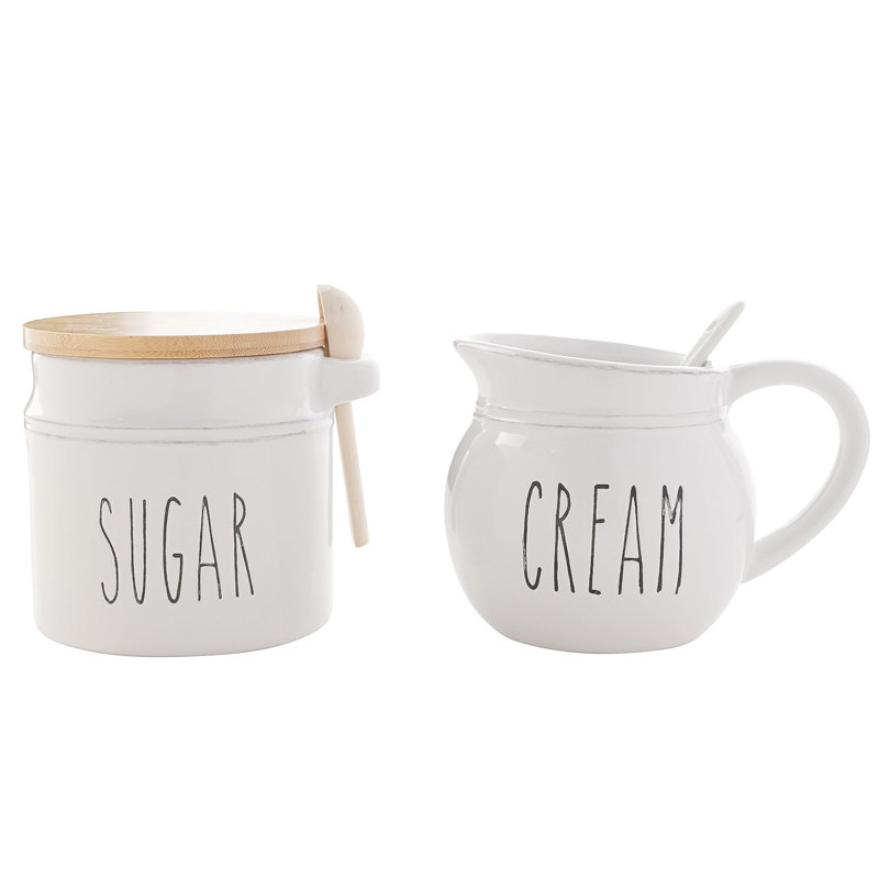  Sugar Pot and Cream Jug