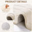 Tapis moderne ivoire lavable antidérapant-1464344097