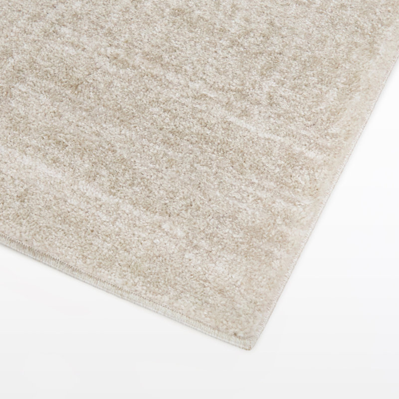 Guarini Taupe Modern Textured Area Rug, Rectangle 7'10" x 10'