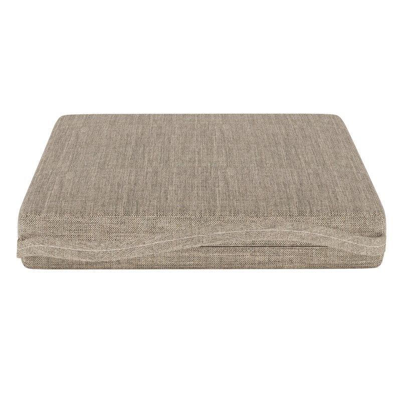 Georgetta Sunbrella® Indoor/Outdoor Dining Chair Cushion, Sunbrella® Cast Shale