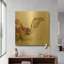 «Desert Camel I» par Alan Majchrowicz, art mural en métal doré, 24 po x 24 po-939821595