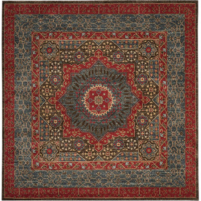 Astoria Oriental Red/Navy Rug