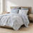 3-Piece Full/Queen Quilt Mini Set,Blue