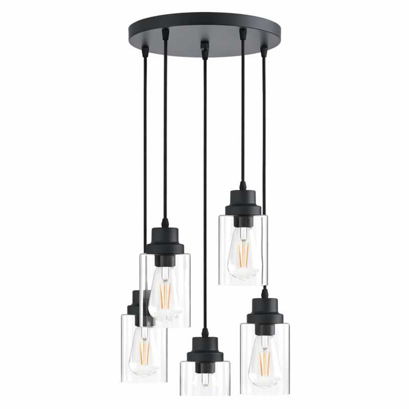 3 - Light Cluster Pendant Light, Flush Mount Ceiling Light Chandelier