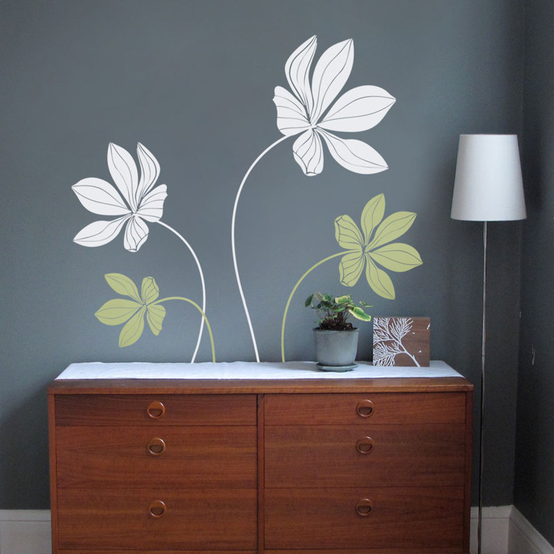 Décalcomanie murale Cyclamen