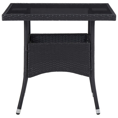 Clorinda Square Wicker Outdoor Dining Table , 80cm cm W 80cm cm D