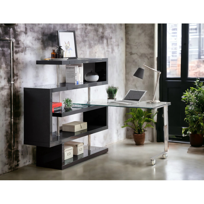 Verre transparent Buck II, Noir