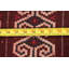 Tapis rouge en laine noué à la main de conception unique 2 pi 7 po x 3 pi 9 po One Age of a Kind Kinder