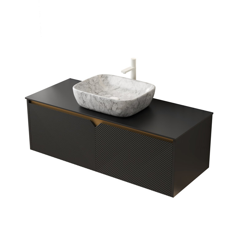 Meuble-lavabo mural pour salle de bain