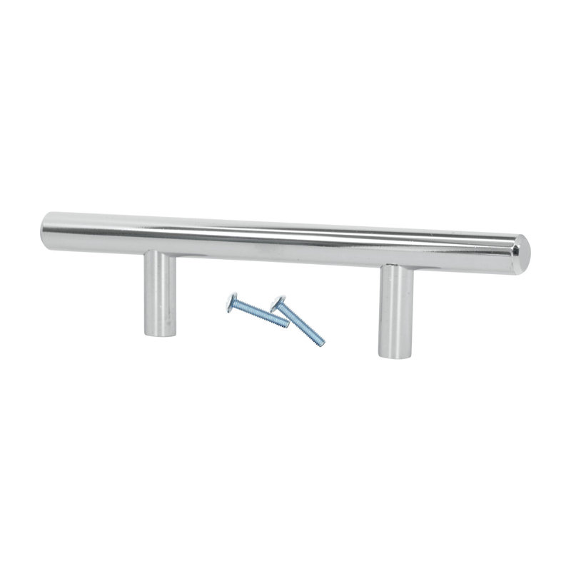 Chrome Finish Solid Metal 3" Bar Pull Handle Set