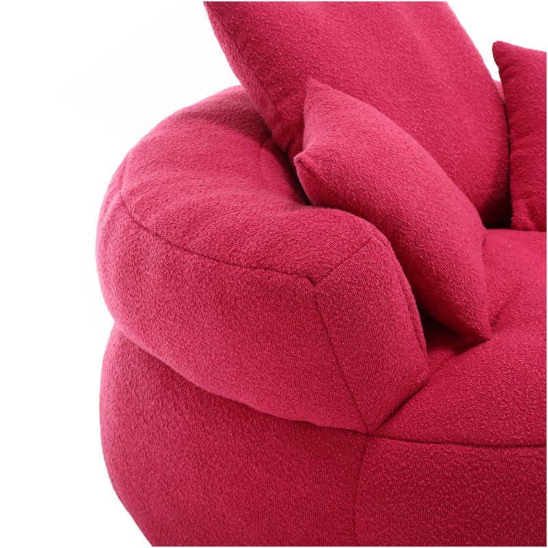 Canapé simple en chenille éponge, sans assemblage requis, fauteuil-lit moderne pour salon, chambre à coucher, salon et salle de projection