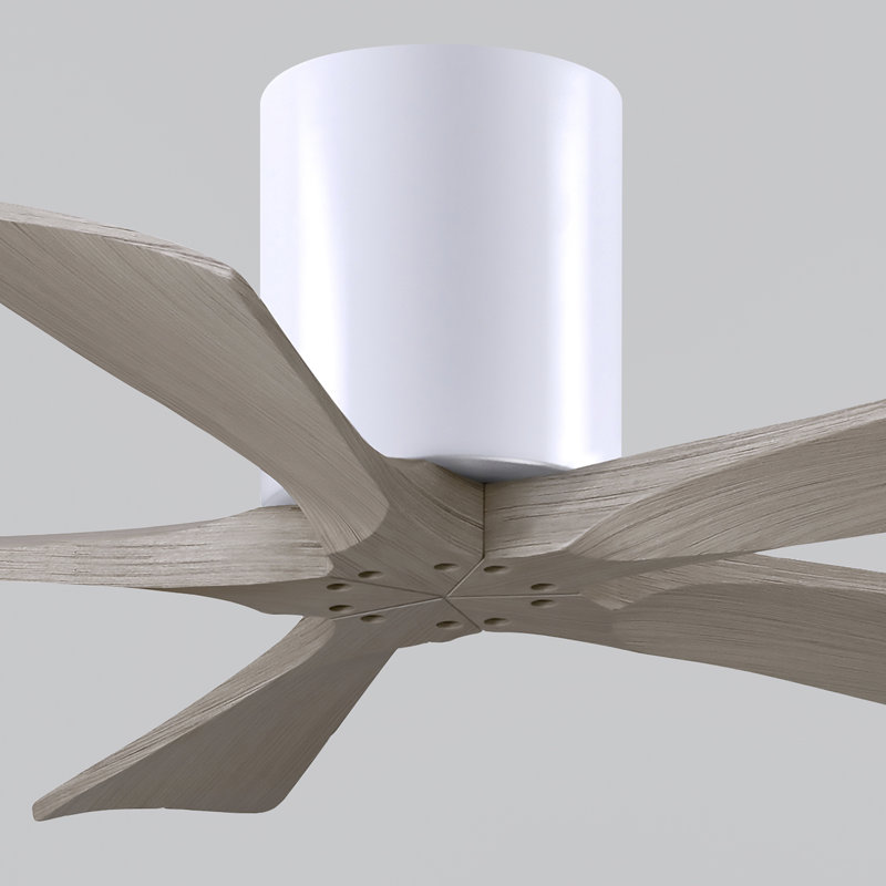 Ventilateur à pales encastré 5 pales Irene, 42", Bois de frêne gris, Barnwood