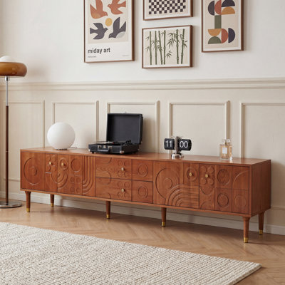 Meuble télé 94,5 pouces Mid-Century Modern