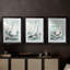 NAUTICAL Series Liv - Impression encadrée sur mesure de qualité supérieure mate - 3 pièces-328749198-328749193