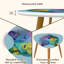 Ensemble de 2 tables basses gigognes Triangle