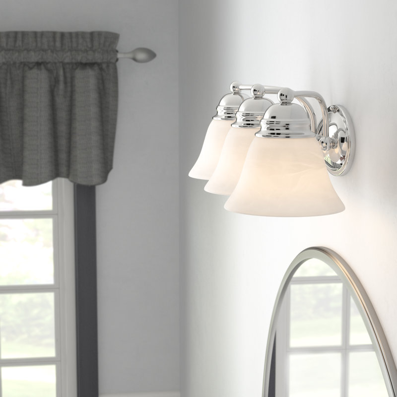 Charmaine 3 - Light Dimmable Vanity Light, 100 Watt, Polished Chrome