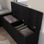 Banc de rangement en L avec sièges rembourrés, pour la salle à manger, la cuisine, le vestibule-612143029