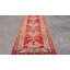 One-of-a-Kind Hand-Knotted 1960s 3' x 7'6" Runner Wool Area Rug in Red/Ivory