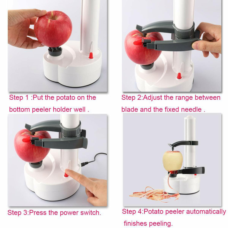 Electric Automatic Potato Peeler Machine Fruit Apple Vegetables Peeling  Tool NEW