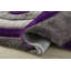 Tapis à poils longs mauve / gris Thionville-1644332181