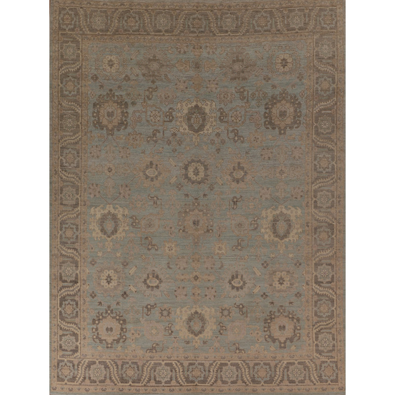 Tapis rectangulaire en coton One-of-a-Kind