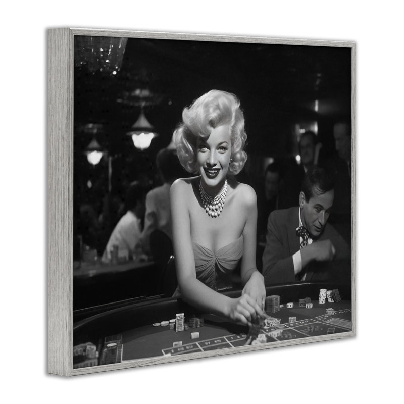 Iconic Marilyn Portrait, art de la giclée encadrée par Lazar Studio, Estampe numérique Farmhouse, H 11 po x l 14 po