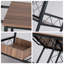 Chariot de service de style vintage industriel pour la cuisine de style nazihah